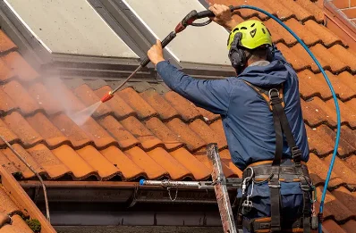 Démoussage et hydrofuge de toiture à Soulatgé